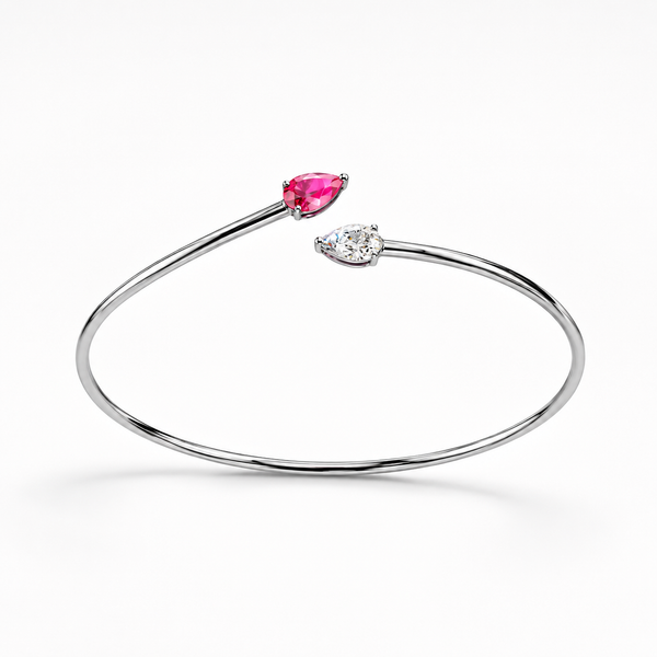 Aurora Drop Open Bracelet