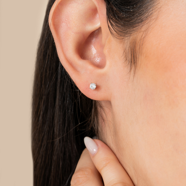 Timeless Brilliance Solitaire Studs