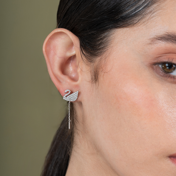 Swan Luxe Cascade Earrings