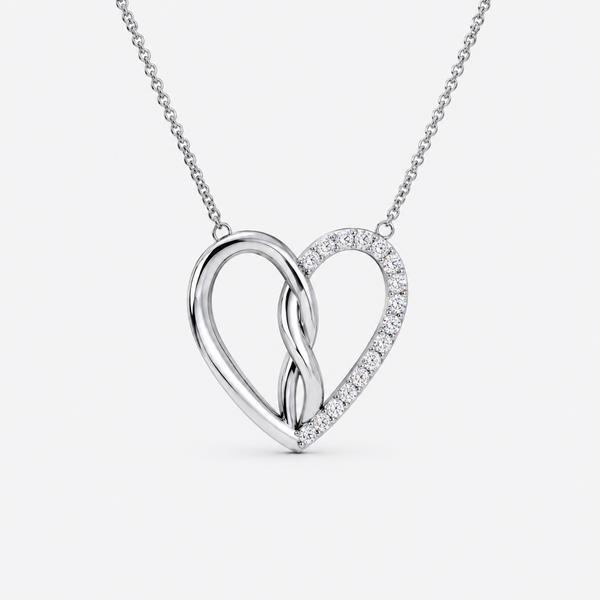 Twin Hearts Eternal Bond Necklace