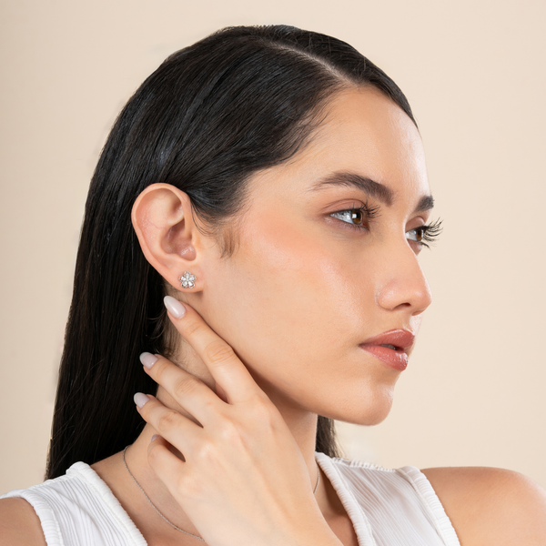 Crystal Orchid Radiance Studs