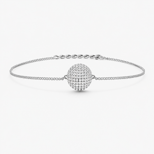 Luminous Sphere Pavé Bracelet