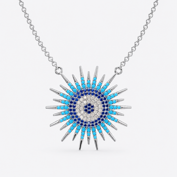 Celestial Sunburst Radiance Necklace