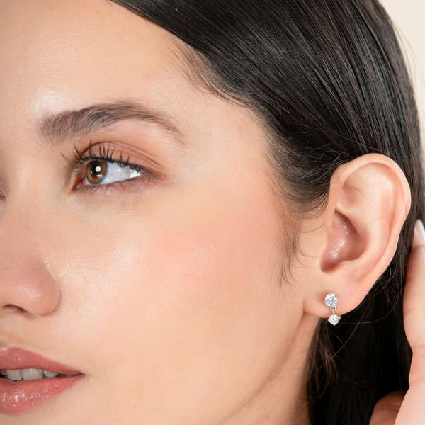Celestial Duo Drop Studs