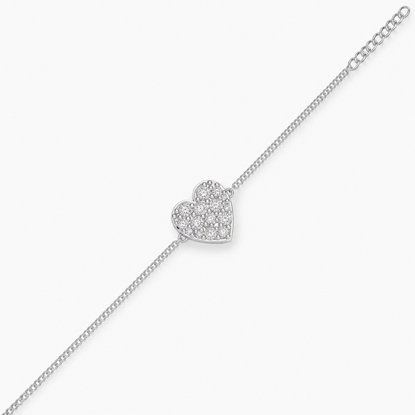 Eternal Spark Heart Bracelet