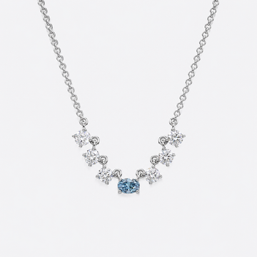 Blue Aurora Sparkle Necklace