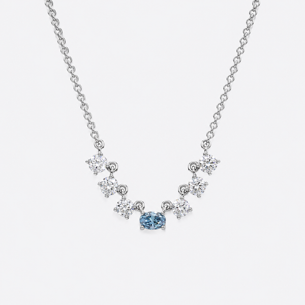 Blue Aurora Sparkle Necklace