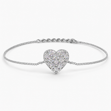 Eternal Spark Heart Bracelet