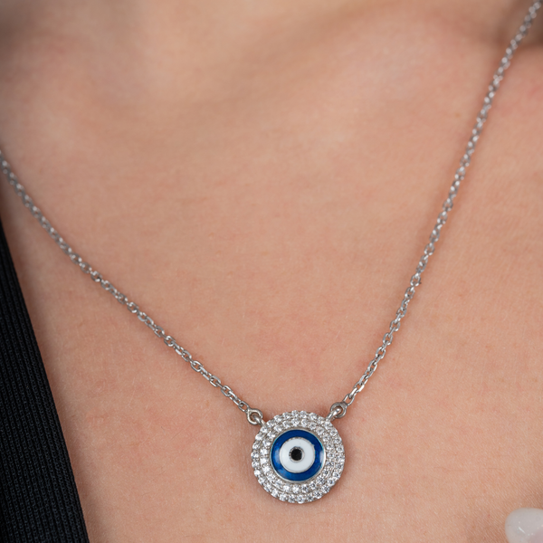 Cosmic Sapphire Sentinel Pendant
