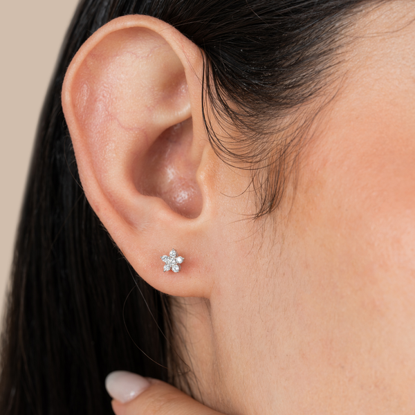Luxe Bloom Cluster Studs