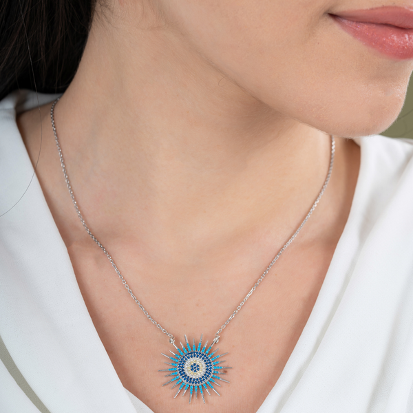Celestial Sunburst Radiance Necklace
