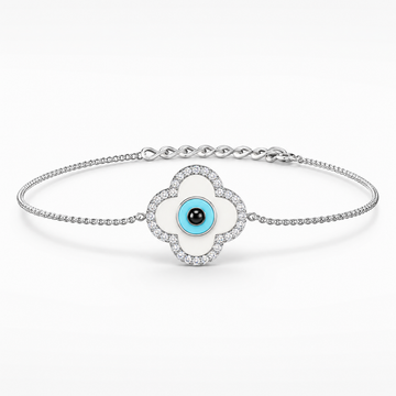 Celestial Clover Evil Eye Bracelet