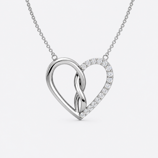 Twin Hearts Eternal Bond Necklace