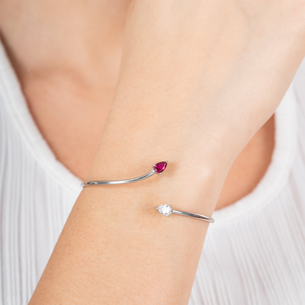 Aurora Drop Open Bracelet