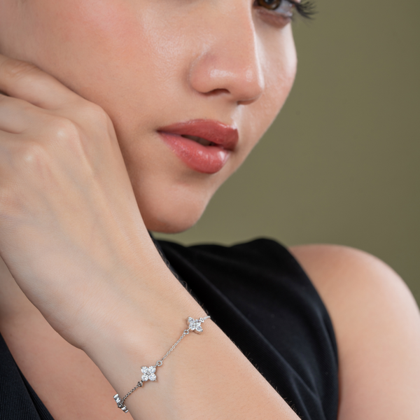 Lustre Quartet Clover Bracelet