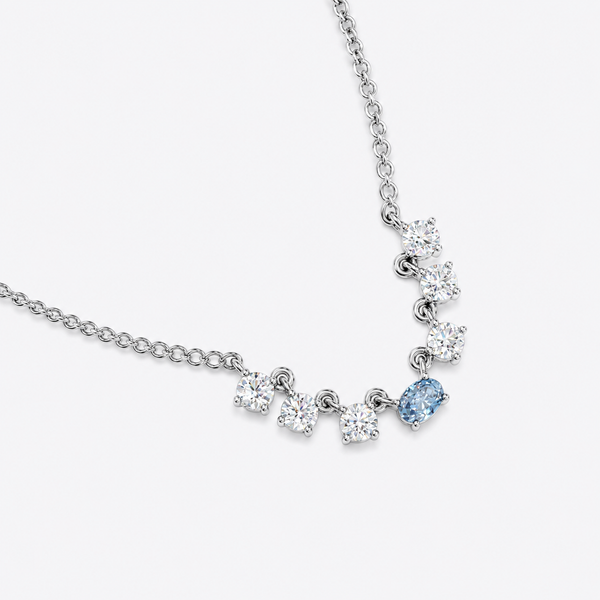 Blue Aurora Sparkle Necklace