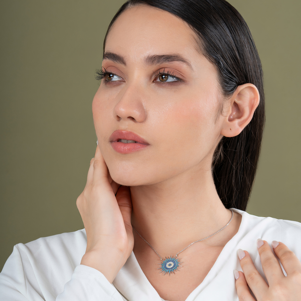 Celestial Sunburst Radiance Necklace