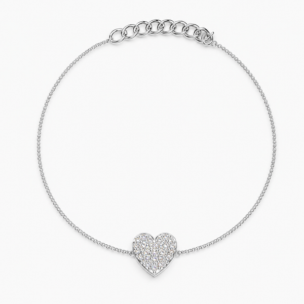 Eternal Spark Heart Bracelet