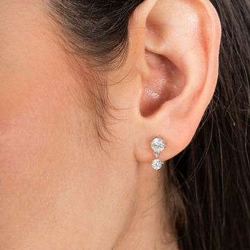 Celestial Duo Drop Studs
