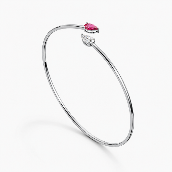 Aurora Drop Open Bracelet