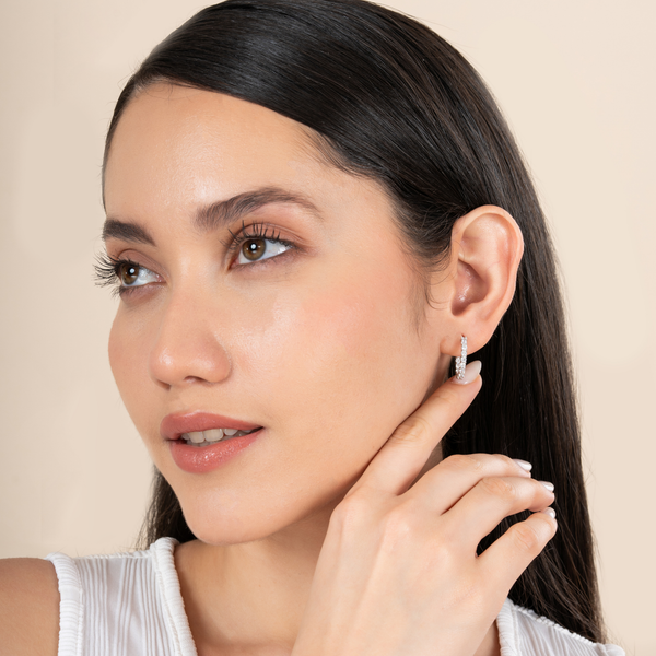 Eternal Luxe Pavé Hoops