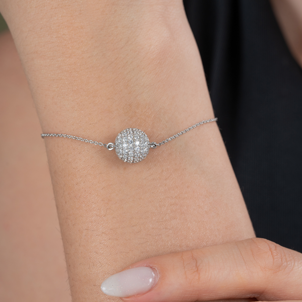 Luminous Sphere Pavé Bracelet