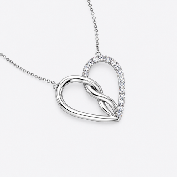 Twin Hearts Eternal Bond Necklace