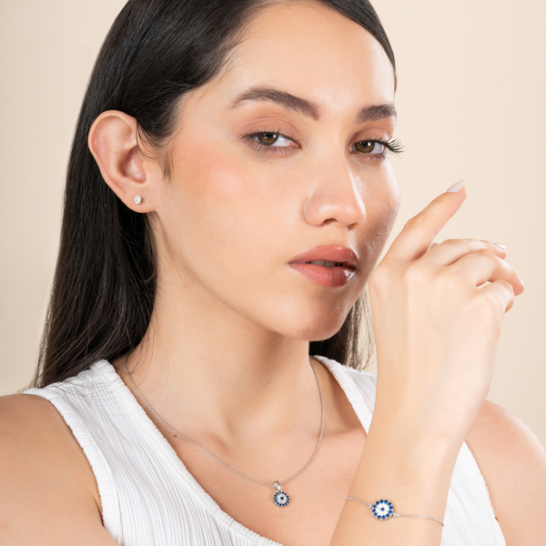 Azure Halo Radiance Pendant
