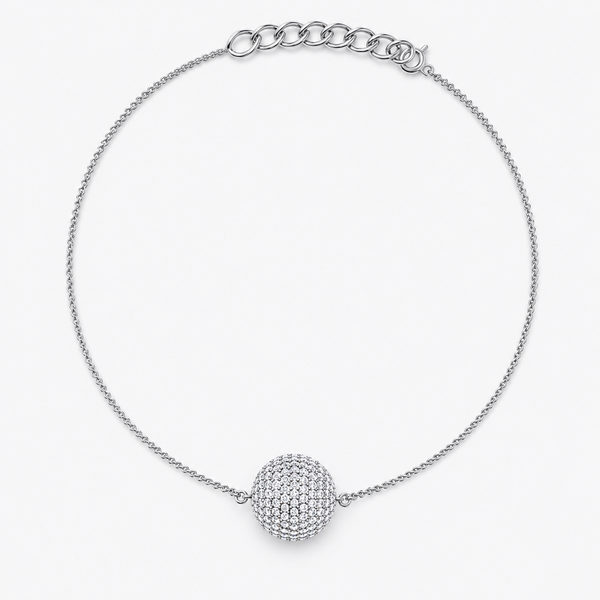 Luminous Sphere Pavé Bracelet