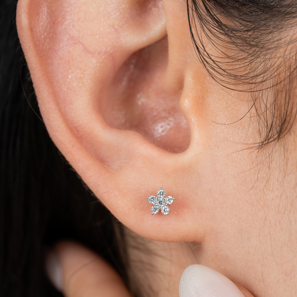 Luxe Bloom Cluster Studs
