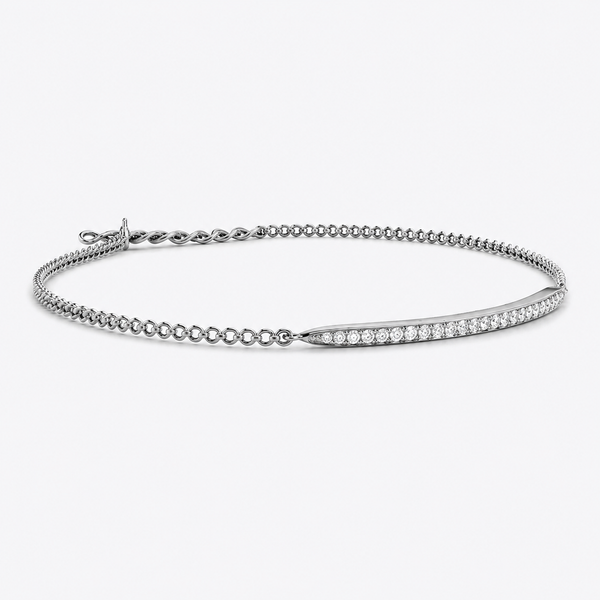 Sleek Radiance Bar Bracelet