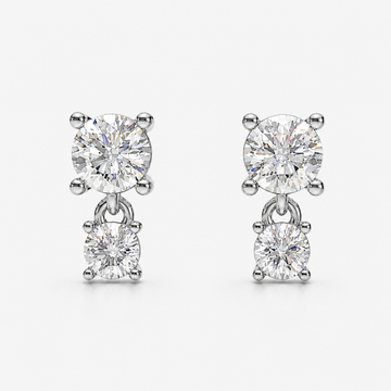 Celestial Duo Drop Studs
