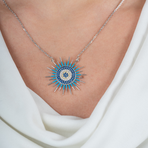 Celestial Sunburst Radiance Necklace