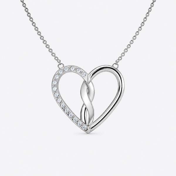 Twin Hearts Eternal Bond Necklace