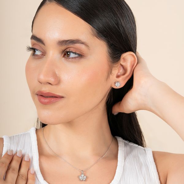 Crystal Orchid Radiance Studs