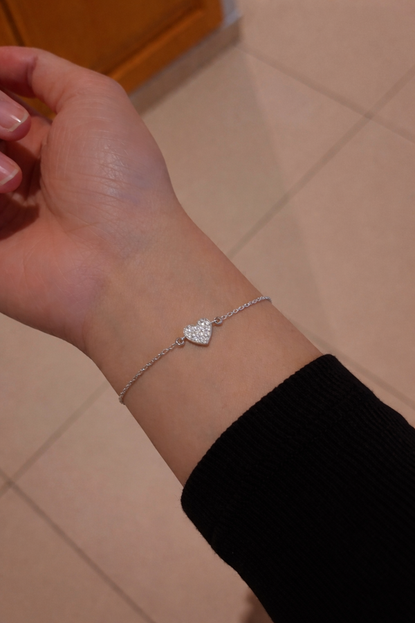 Eternal Spark Heart Bracelet