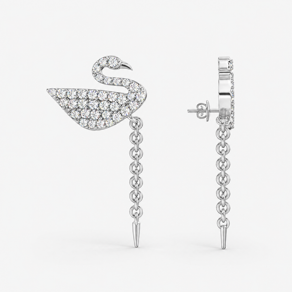 Swan Luxe Cascade Earrings