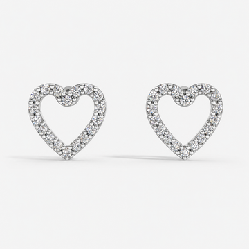 Crystal Heartshine Studs