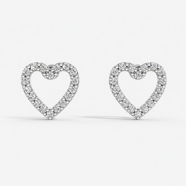 Crystal Heartshine Studs