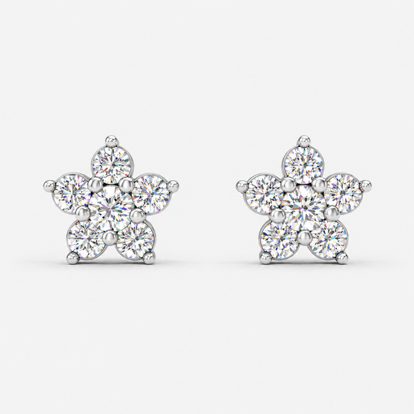 Luxe Bloom Cluster Studs