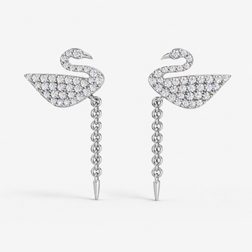 Swan Luxe Cascade Earrings