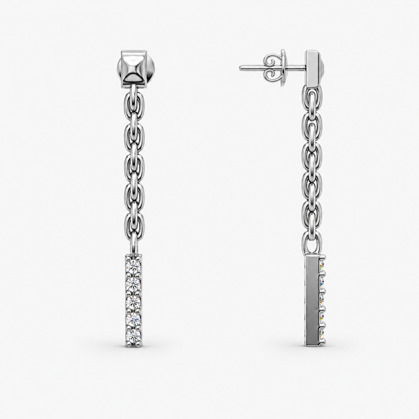 Celestial Chain Drop Earrings