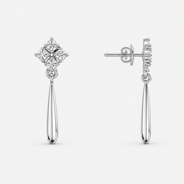 Radiant Petal Drop Earrings