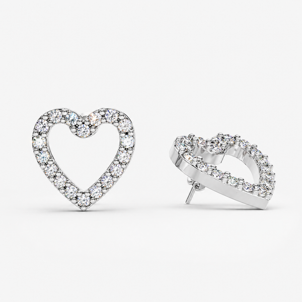 Crystal Heartshine Studs
