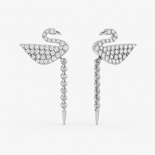 Swan Luxe Cascade Earrings