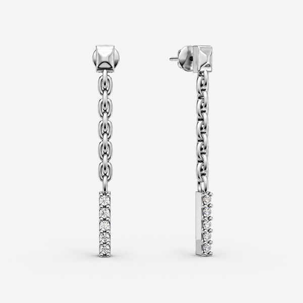 Celestial Chain Drop Earrings