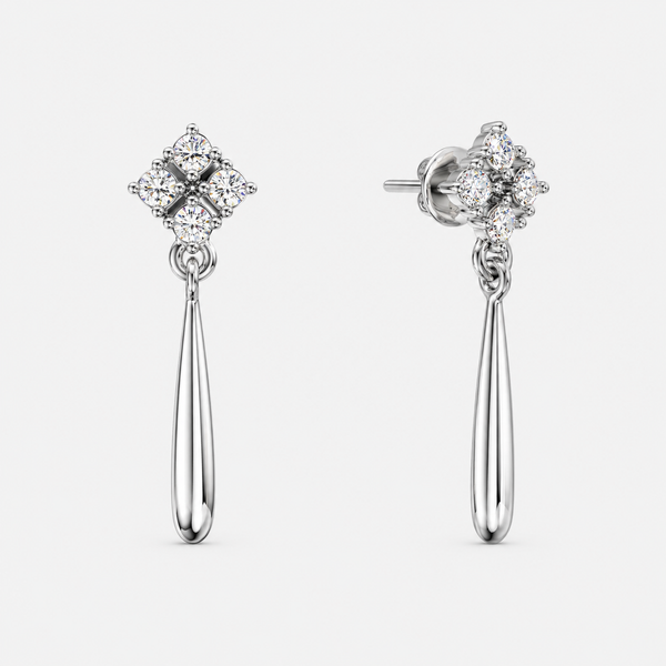 Radiant Petal Drop Earrings