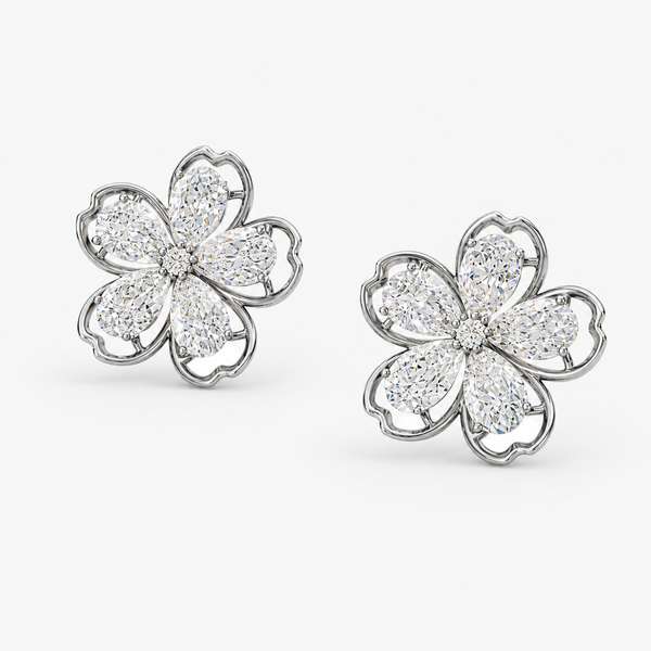 Crystal Orchid Radiance Studs