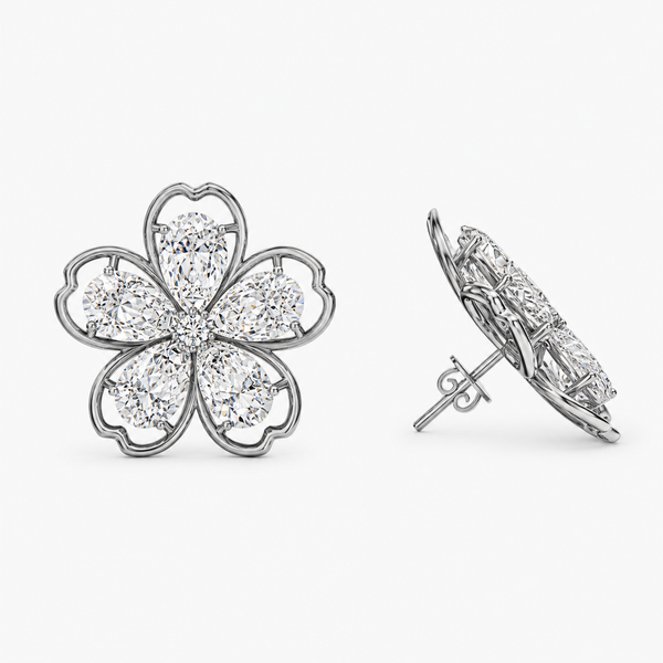 Crystal Orchid Radiance Studs