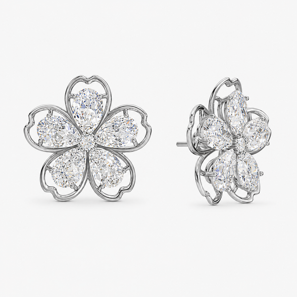 Crystal Orchid Radiance Studs